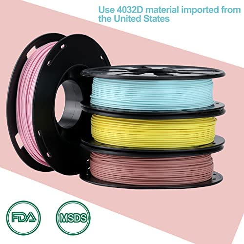PLA Filament 1.75mm Rainbow Multicolor 3D Printing Filament PLA for 3D Printer and 3D Pen ERYONE Multicolor Filament PLA 1.75mm 1kg 1 Spool